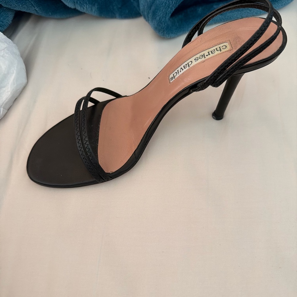 Charles David Elegant Black Heels